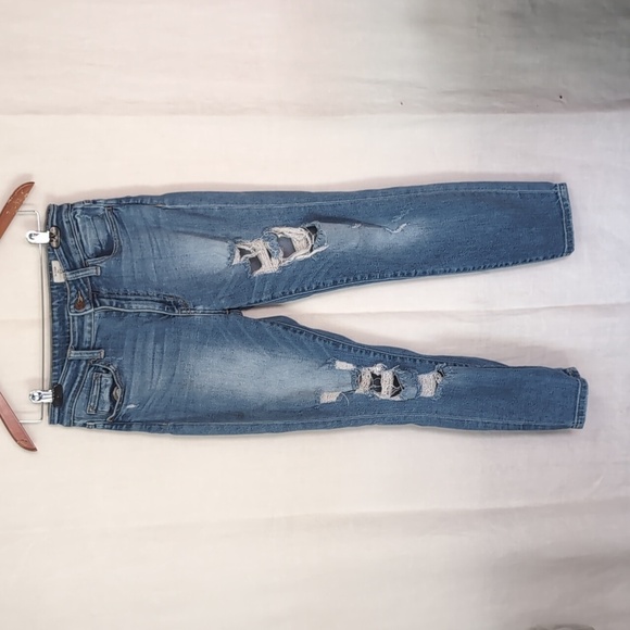 Bridge by Gly Distressed High Rise Skinny Jean Size 29 - Picture 1 of 4